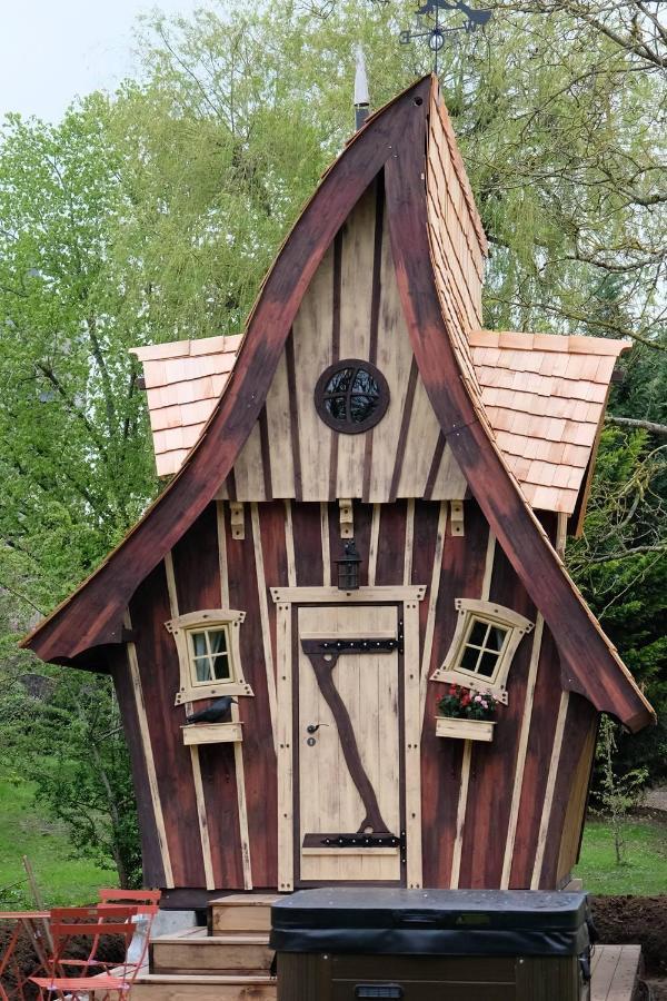 La Cabane De Merlin Les Molières Buitenkant foto